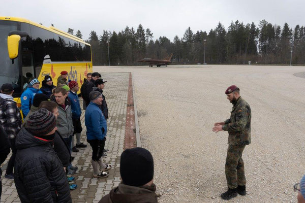 2019 Bildungsfahrt der Jugendfeuerwehr Oberallgäu - Eurofighter - Brandschutzausbildungszentrum Bundeswehr