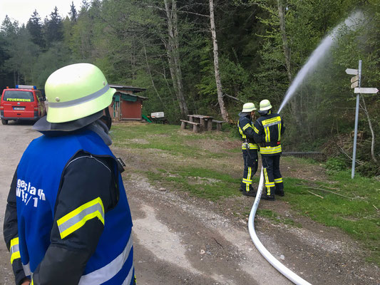 Feuerwehr Ermengerst - 2019 Übung Hofgut Kürnach