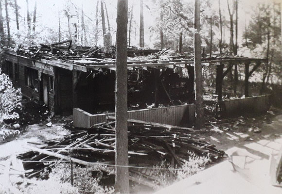 Bild 5: Waldhaus Barbara 1960 nach dem Brand