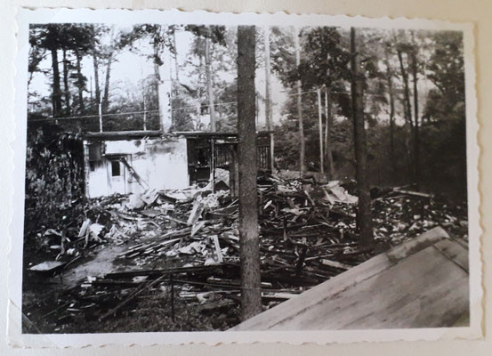 Bild 6: Waldhaus Barbara 1960 nach dem Brand