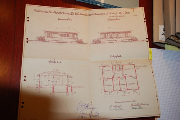 Bild 19: Neubau eines Behelfswohnhauses