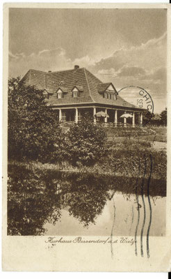 Bild 9: Blick auf das Kurhaus mit Terrasse. Bes. Gustav Ohlhorst, geschickt nach Chicago, USA 1930