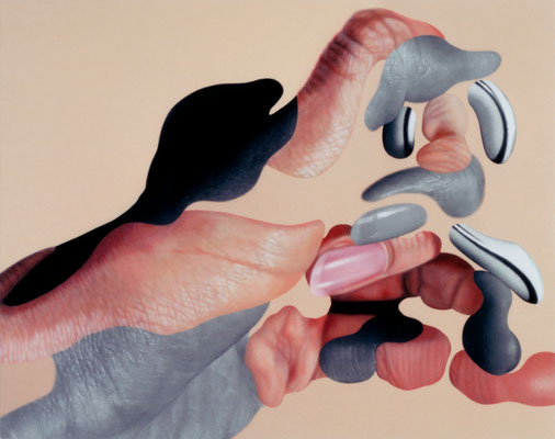 untitled #05-04, oil painting on photograph (lambda print), 100×125cm, 2005