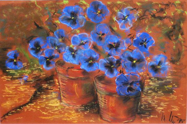 Veilchen (50x60) Pastell