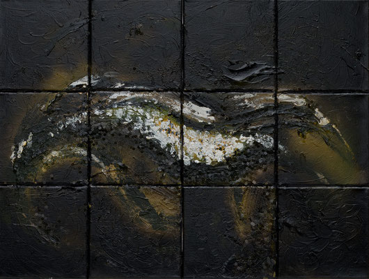 Schwarzes Gold (60x80) Acryl