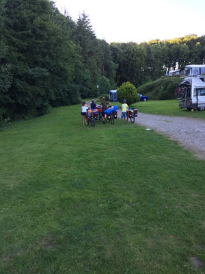 Familie mit dem Rad durch Dänemark unterwegs!