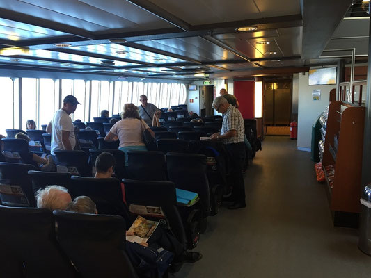 Auf der Fjordline