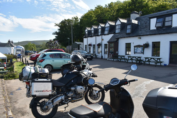 Ein Muss nach der Passstraße - eine Einkehr im Applecross-Inn