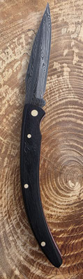 Damastklappmesser aus der Telchinen-Schmiede