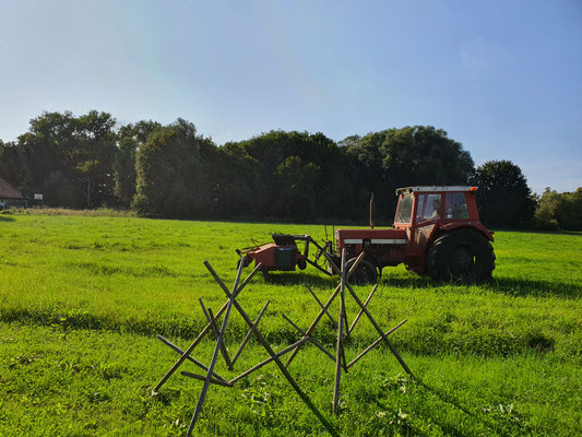 Der Traktor für den Schäferwagen