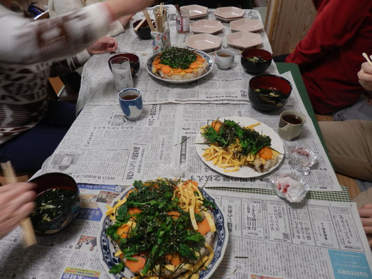 作って食べよう会（ちらし寿司）170226