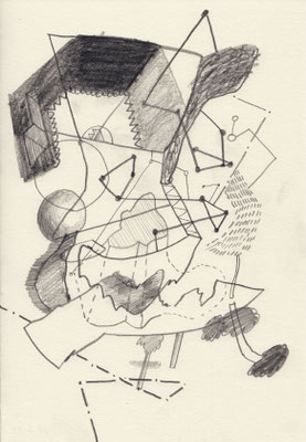 XYZ016 . 2021 . Bleistift auf Papier . 21 x 30 cm