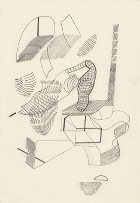 XYZ032 . 2021 . Bleistift auf Papier . 21 x 30 cm