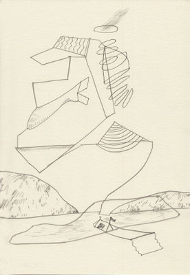 XYZ037 . 2021 . Bleistift auf Papier . 21 x 30 cm