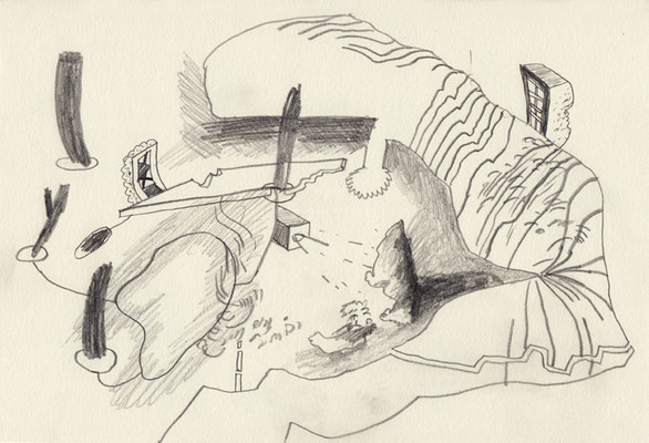 XYZ002 . 2021 . Bleistift auf Papier . 21 x 30 cm