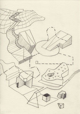 XYZ017 . 2021 . Bleistift auf Papier . 21 x 30 cm