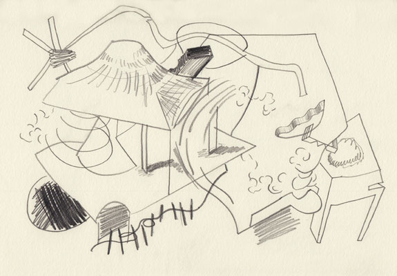 XYZ027 . 2021 . Bleistift auf Papier . 21 x 30 cm