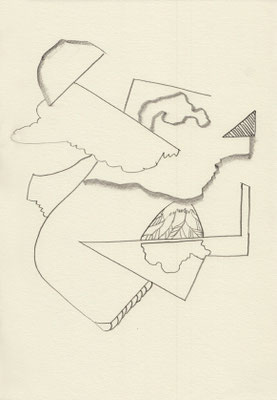 XYZ033 . 2021 . Bleistift auf Papier . 21 x 30 cm