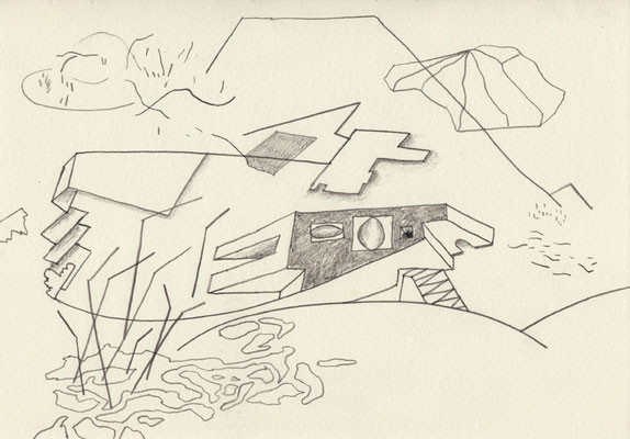 XYZ018 . 2021 . Bleistift auf Papier . 21 x 30 cm
