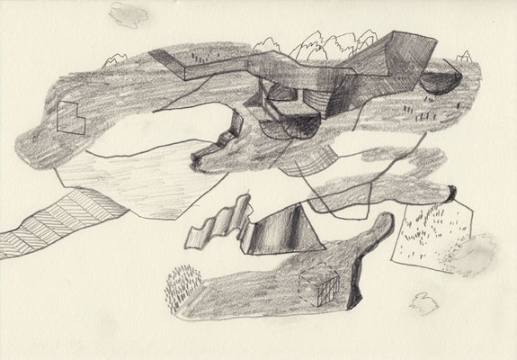 XYZ014 . 2021 . Bleistift auf Papier . 21 x 30 cm
