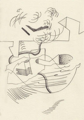 XYZ034 . 2021 . Bleistift auf Papier . 21 x 30 cm