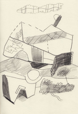XYZ008 . 2021 . Bleistift auf Papier . 21 x 30 cm