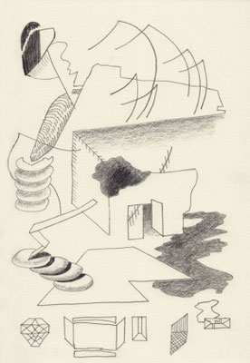 XYZ030 . 2021 . Bleistift auf Papier . 21 x 30 cm