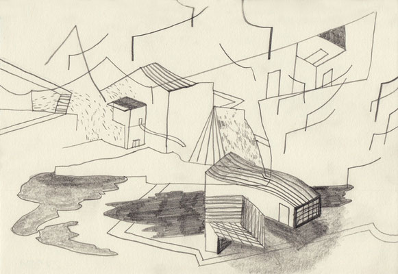 XYZ028 . 2021 . Bleistift auf Papier . 21 x 30 cm