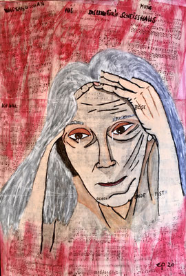 Frustratie, augustus 2020 (mixed media, acryl, 90x60)