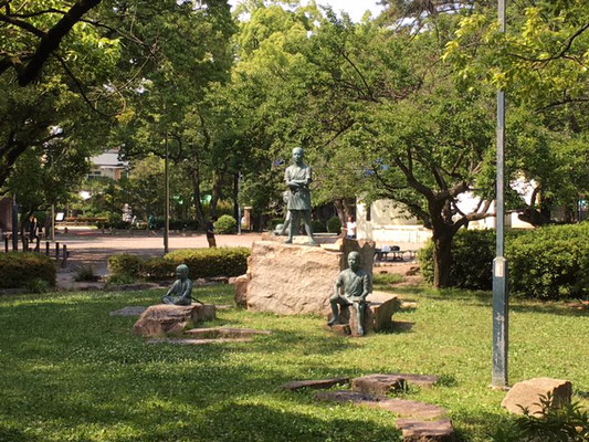 中村公園＿幼少期の秀吉