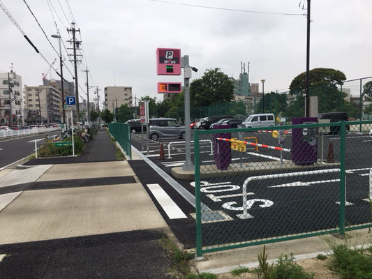 川名公園＿駐車場