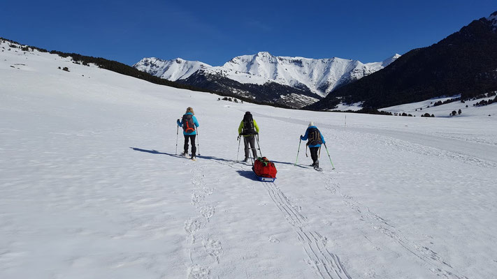 Pla de Beret. Aventure nordique dans les Pyrénées.