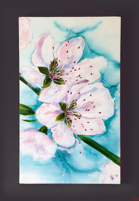 9. Kirschblüten, 38x62