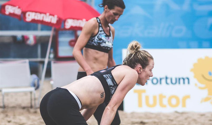 Mel Coutts & Lynne Beattie Beach Volleyball Scotland UK Commonwealth Games Gold Coast 2018