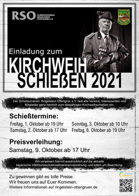 Veranstaltungsplakat für Schützenverein Ringelstein Ottengrün e.V.