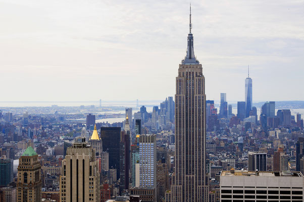 Blick vom Rockefeller Building (top of the rock)