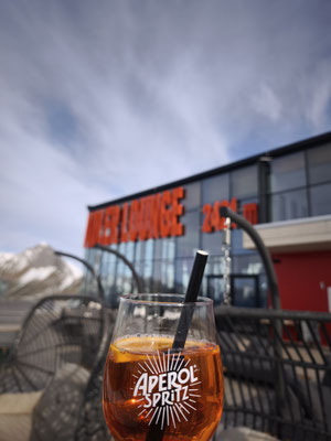 Aperol auf der Adler Lounge