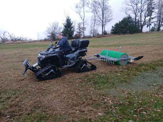 das Quad ist fertig für den Wintereinsatz