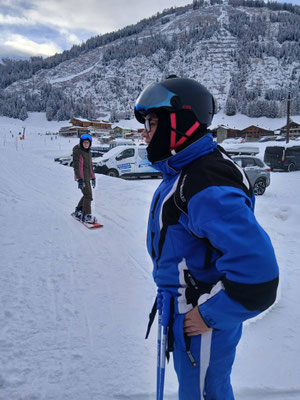 nicht nur Ski fahren, auch Snowboard