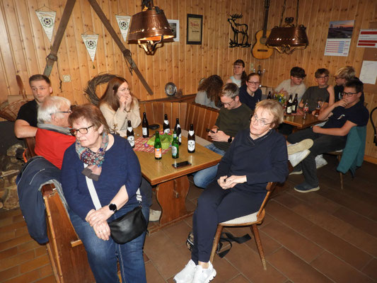 die Hütte ist gut gefüllt