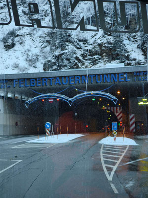 Anreise über den Felber-Tauern-Tunnel