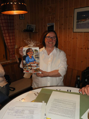 Verabschiedung der Kassiererin Barbara Stenger
