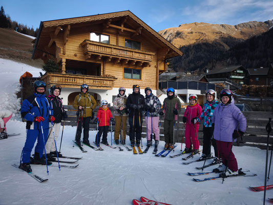 Kurz vor dem Start am Figol-Lift