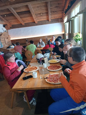 Aufwärmen auf der Gamsalm