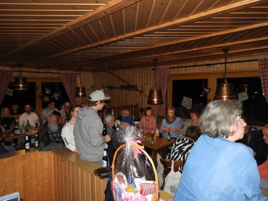 die Hütte ist gut gefüllt