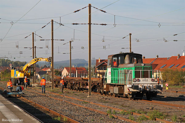 SNCF Infra Y8152 mit Arbeitszug in Forbach/F, 12.10.2015