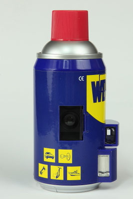 Spraydosen Kamera WD40    ©  engel-art.ch