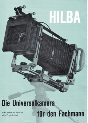 Betriebsanleitung der HILBA Kamera  1947  ©  HILBA Geräte Zürich