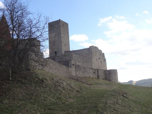 Die Burg in ihrer Gesamtansicht