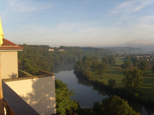 Welch Aussicht auf den Neckar